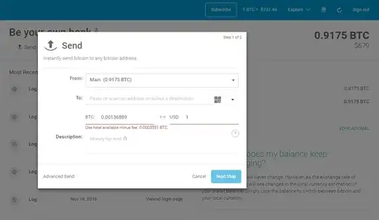 send bitcoins