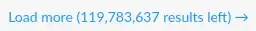 "load more" link under search result