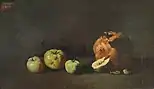 Still Life with Apples and a Pomegranate', circa 1865