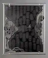 View I.', molten, cut and engraved glass, 57 x 47&nbsp;cm, 2007