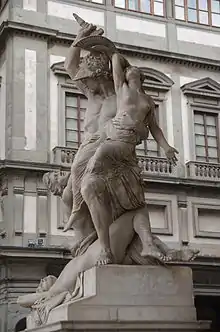 Right side of the Rape of Polyxena