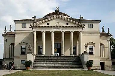 The Villa La Rotonda (Vicenza, Italy), 1567 – c. 1592, by Andrea Palladio