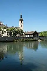 The Loue and the neighborhood of Saint-Laurent