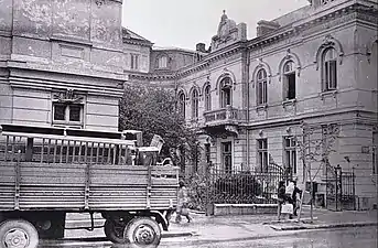 Splaiul Independenței no. 19–21, Bucharest, c.1900, demolished in the 1980s, unknown architect