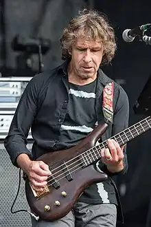 Trewavas performing with Marillion in 2016.