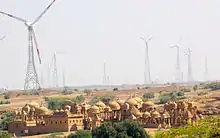 Suzlon's wind energy farm at Jaisalmer, India