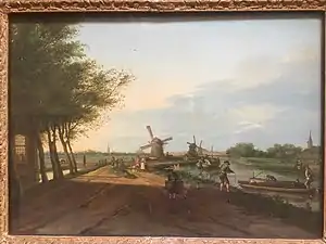 A view of The Hague from Rijswijk circa 1765.