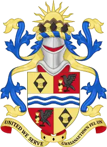 Coat of arms of Torfaen County Borough
