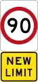 New 90&nbsp;km/h Speed Limit (Used in Victoria)