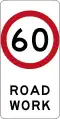 (R4-212) 60&nbsp;km/h Roadwork Speed Limit (Used in New South Wales)