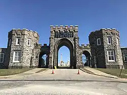 Baltimore Cemetery entrance at 2500 E. North Avenue in Berea, Baltimore