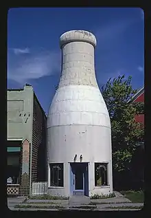 Benewah Dairy Milk Bottle #1, Cedar Street, Spokane, Washington (1980)