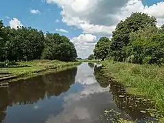 Near Spijkerboor, river: de Hunze or de Oostermoerse Vaart
