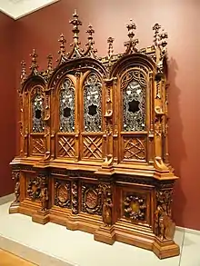 Bookcase (1852–53), Nelson-Atkins Museum of Art, Kansas City,