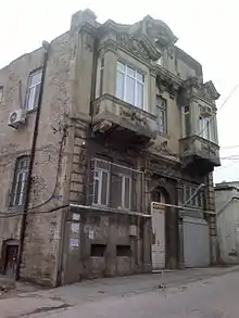 House, where Osman Mirzayev lived. Mirza Agha Aliyev Street 102 (built in 1916)