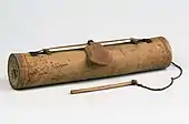 Bamboo tube-zither drum