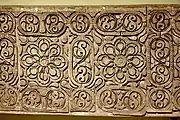 Carved stucco panel from Samarra (9th century), in Style B (from the Iraq Museum)