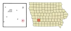 Location in the State of Iowa