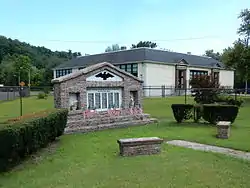 Cass Township Municipal Bldg. and War Memorial.