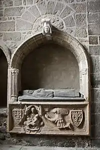 Tomb of a canon in the Chapel of the Holy Saviour