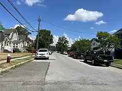 A street in North Lynbrook in August 2022.