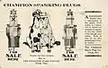 Champion Spark Plug Advertisement, 1914