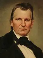 Daniel Smith Donelson, circa 1850, oil painting, 34.9 x 41&nbsp;cm (13.7 x 16.2 in.), collection of Historic Rock Castle, Hendersonville, Tennessee