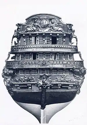 Aft of Dauphin Royal&nbsp;(1668)