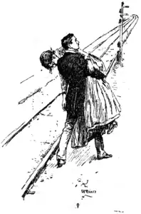 He carries off his lady love