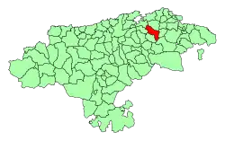 Location of Entrambasaguas