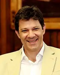Former MayorFernando Haddad (PT)from São Paulo