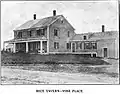Rice Tavern existed 1685-1815 at the crossing of the Concord-Marlborough and Sudbury-Lancaster roads. It was a farmhouse in Thoreau's time, torn down in 1942.