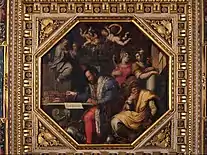 Cosimo studies the taking of Siena.