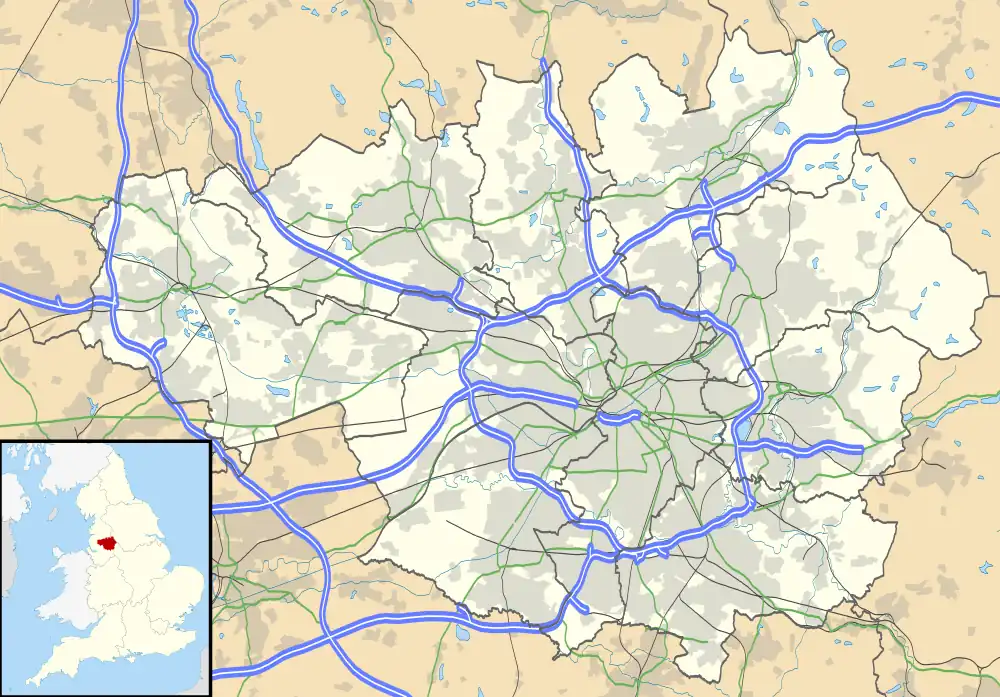 Halecroft is located in Greater Manchester