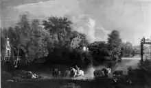 The Hollingsworth Home in Milton, 1840s