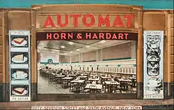 Automat at 1165 Sixth Avenue, New York City, in the 1930s.