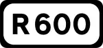 R600 road shield}}