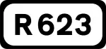 R623 road shield}}