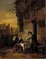 Jan Steen and Frans van Mieris (1828), Amsterdam Museum