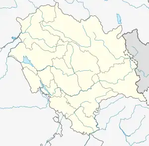 Location in Himachal Pradesh, India