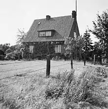 Ingo Kühl's birthplace, former police station in Bovenau, 1957
