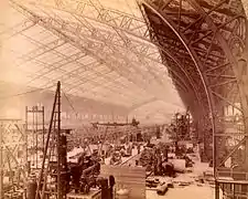 Machines being installed, 1889