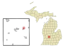 Location of Muir Michigan