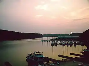 View of Wheeler lake