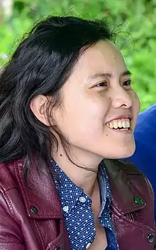 Kim Fu at the Eden Mills Writers' Festival in 2018