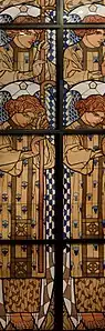 Koloman Moser design for Angel Window (1905)