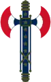 UnofficialAlternate version of the Francisque emblem of Philippe Pétain, chief of state of the French State