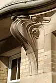 Art Nouveau corbel in Brussels (Belgium)