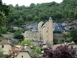 The château in Larroque-Toirac
