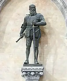 Funeral effigy in the Basilica di San Giovanni e Paolo